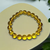 Citrine Bracelet faceted ( heated )